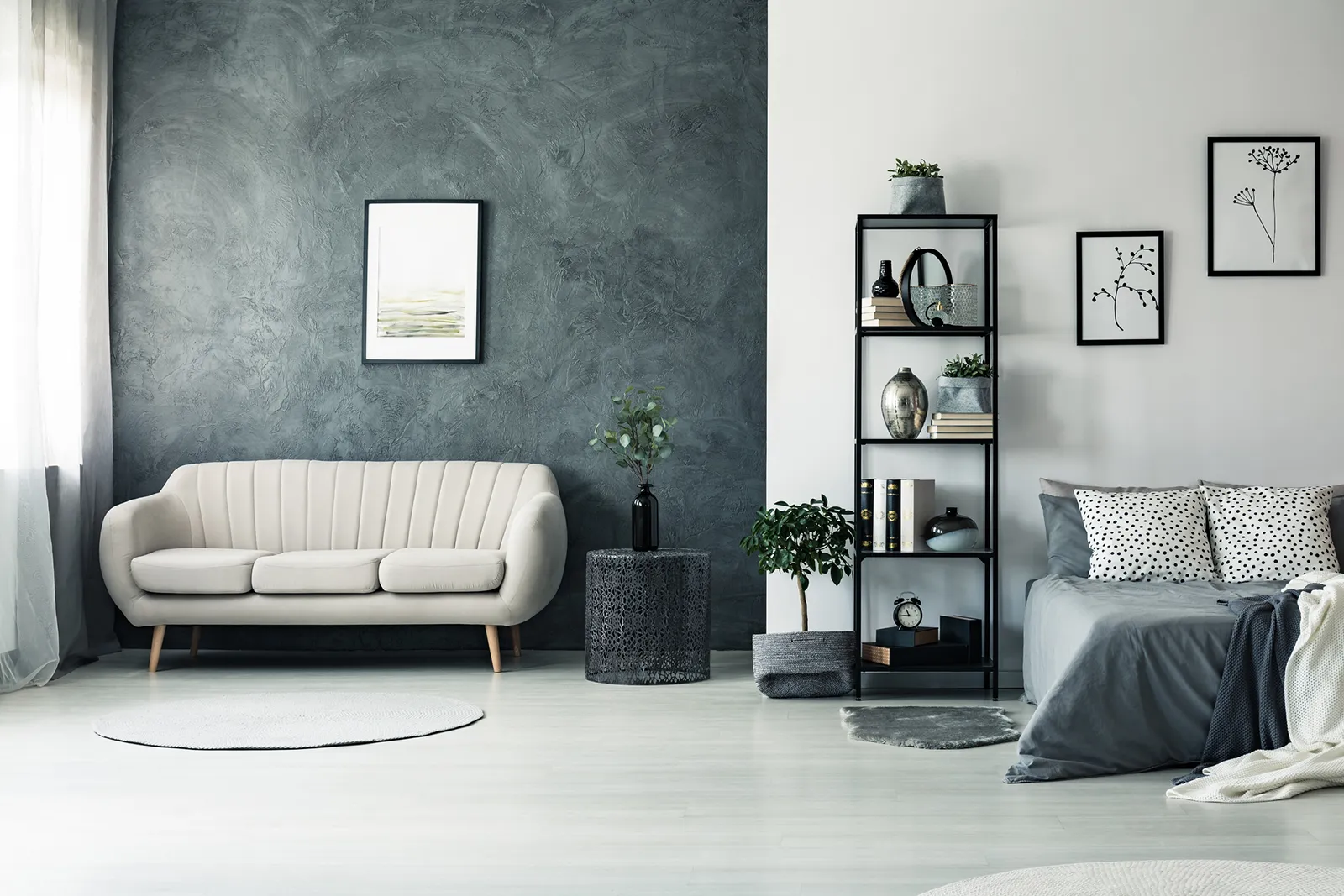 Bold color used to transform a living space
